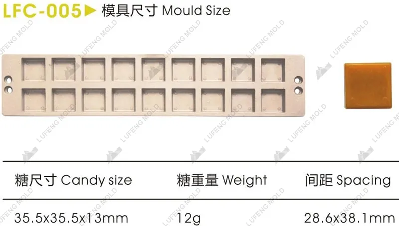 LFC-005 Crisp rice mould - LUFENG MOLD