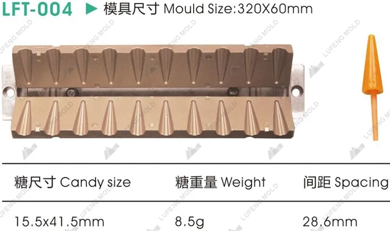 LFT-004 Three-dimensional lollipop mould - LUFENG MOLD