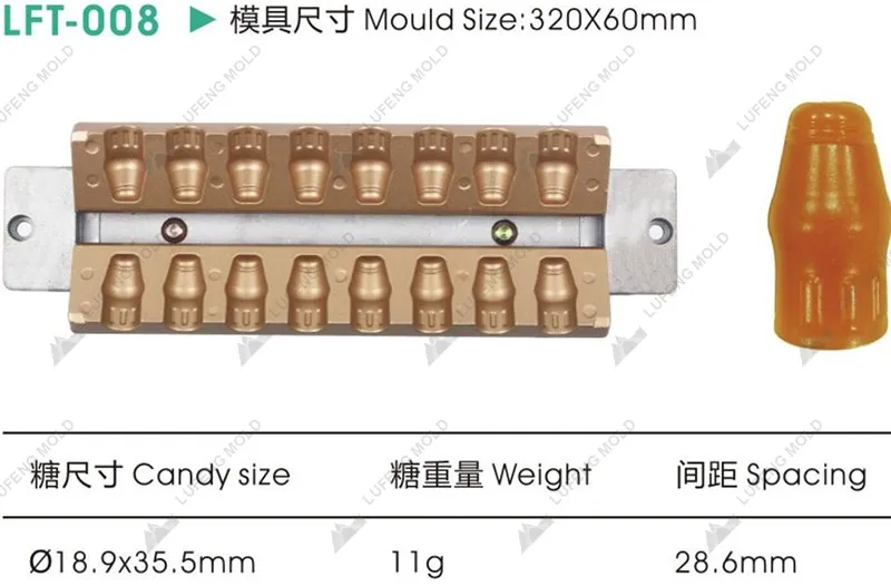 LFT-008 Three-dimensional lollipop mould - LUFENG MOLD