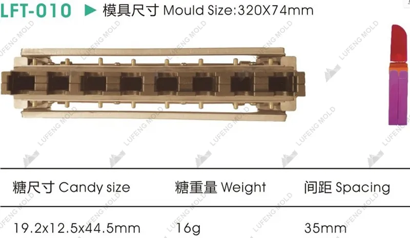LFT-010 Three-dimensional lollipop mould - LUFENG MOLD