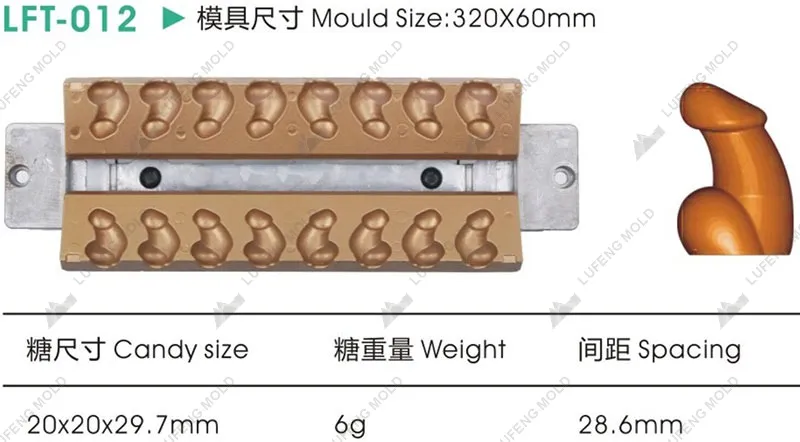 LFT-012 Three-dimensional lollipop mould - LUFENG MOLD