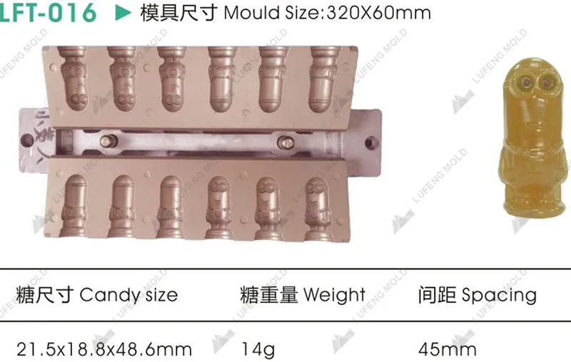 LFT-016 Three-dimensional lollipop mould - LUFENG MOLD