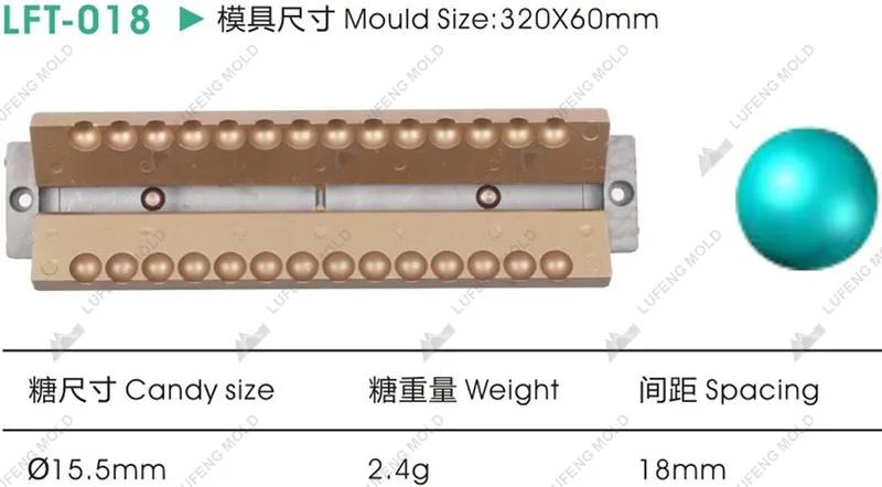 LFT-018 Three-dimensional lollipop mould - LUFENG MOLD
