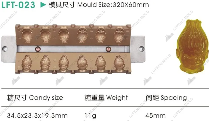 LFT-023 Three-dimensional lollipop mould - LUFENG MOLD