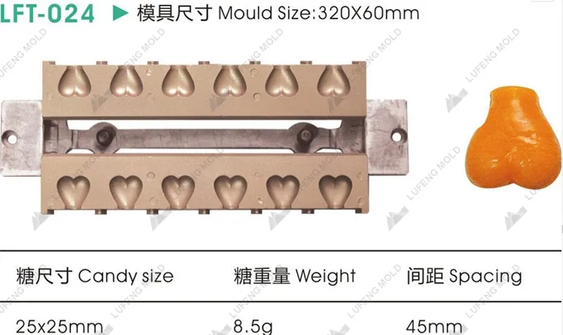 LFT-024 Three-dimensional lollipop mould - LUFENG MOLD