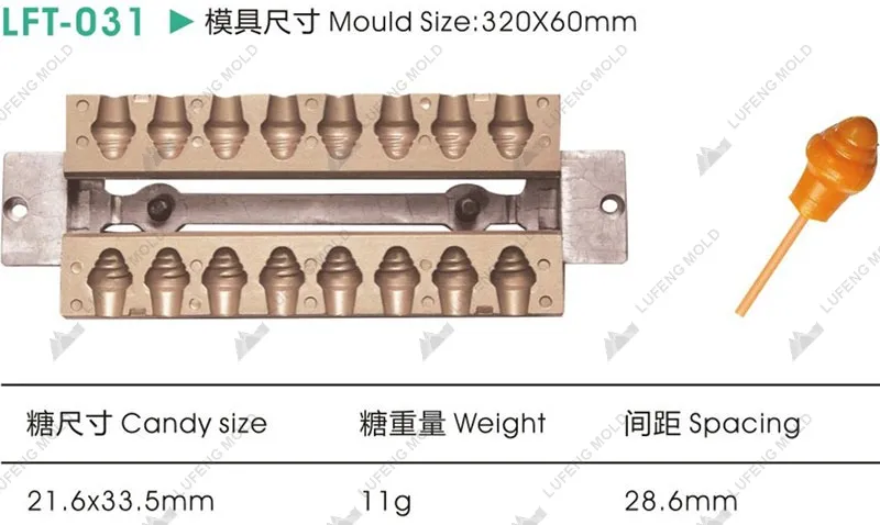 LFT-031 Three-dimensional lollipop mould - LUFENG MOLD