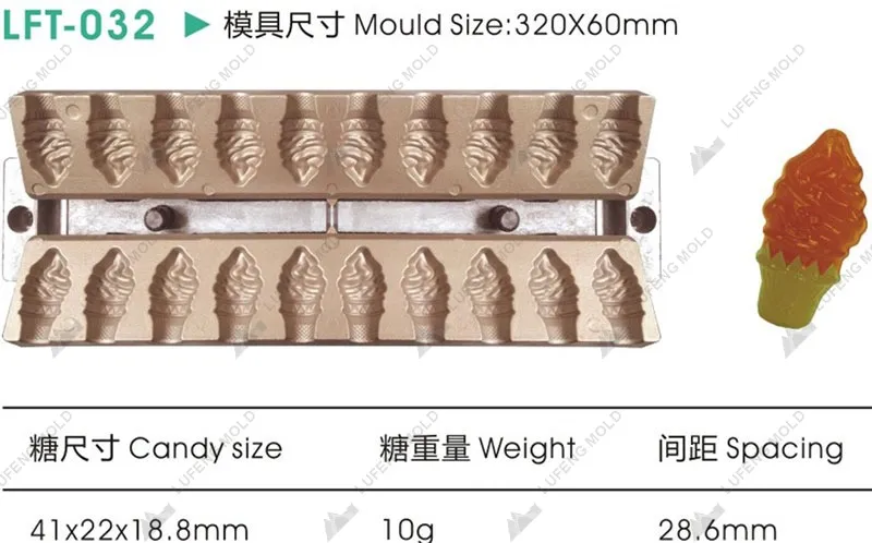 LFT-032 Three-dimensional lollipop mould - LUFENG MOLD