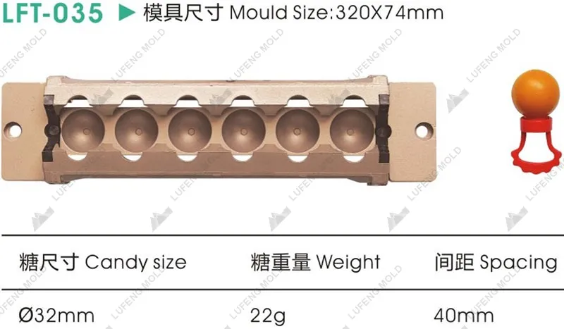 LFT-035 Three-dimensional lollipop mould - LUFENG MOLD