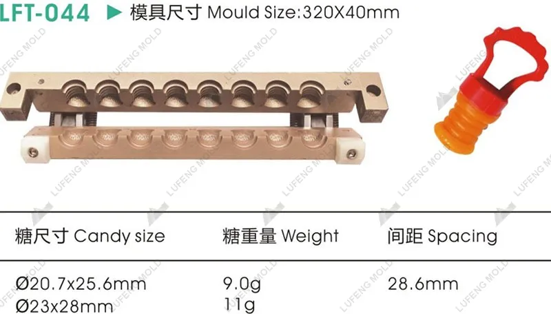 LFT-044 Three-dimensional lollipop mould - LUFENG MOLD
