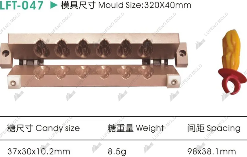 LFT-047 Three-dimensional lollipop mould - LUFENG MOLD