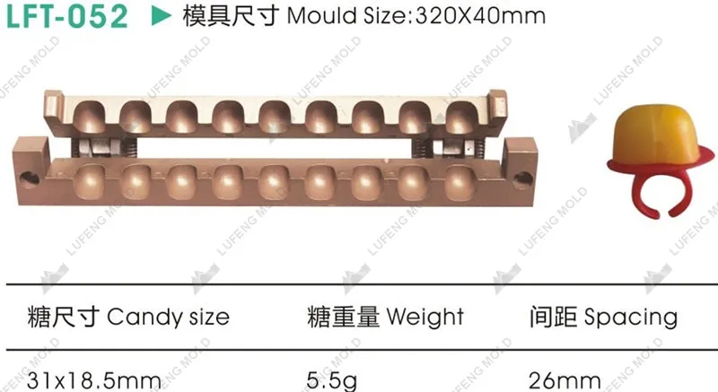 LFT-052 Three-dimensional lollipop mould - LUFENG MOLD