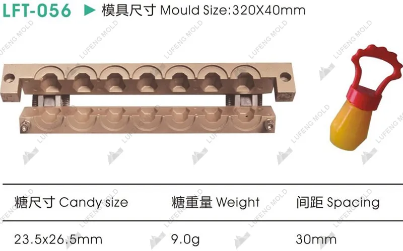 LFT-056 Three-dimensional lollipop mould - LUFENG MOLD