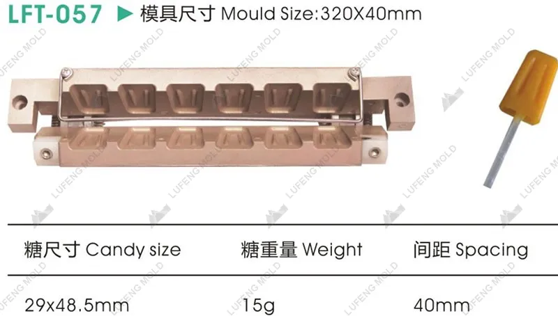 LFT-057 Three-dimensional lollipop mould - LUFENG MOLD