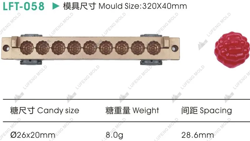 LFT-058 Three-dimensional lollipop mould - LUFENG MOLD