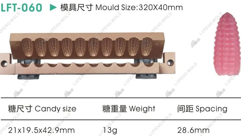 LFT-060 Three-dimensional lollipop mould - LUFENG MOLD