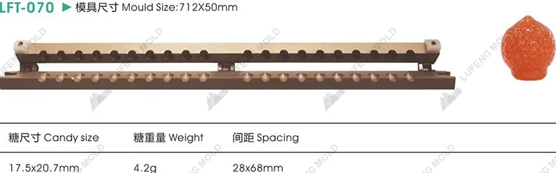 LFT-070 Three-dimensional lollipop mould - LUFENG MOLD