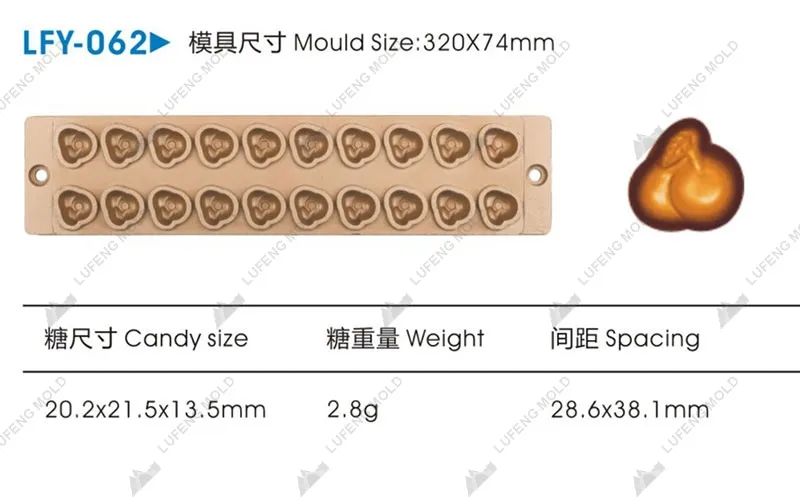 LFY-062 Jelly candy mould - LUFENG MOLD