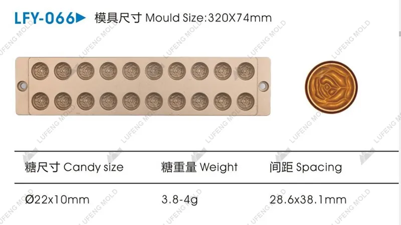 LFY-066 Jelly candy mould - LUFENG MOLD