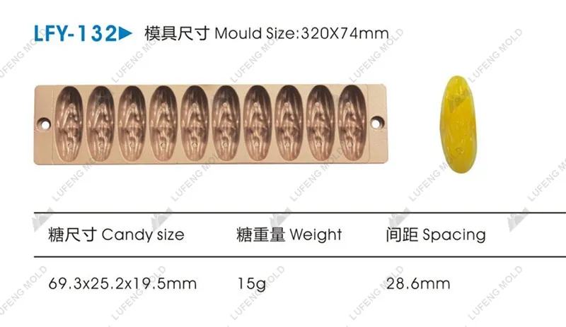 LFY-132 Jelly candy mould - LUFENG MOLD